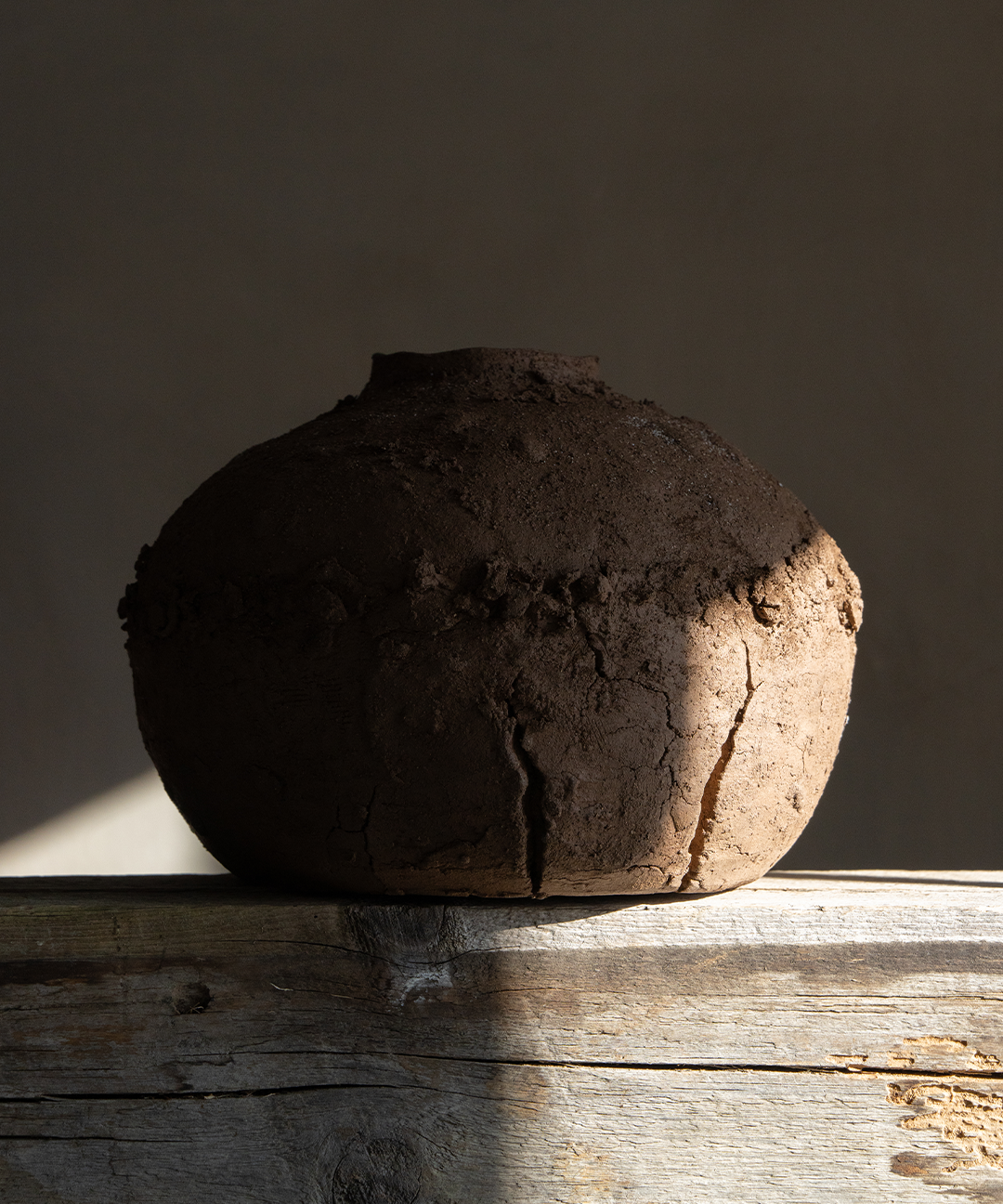 Cracked Wabi Sabi Vase