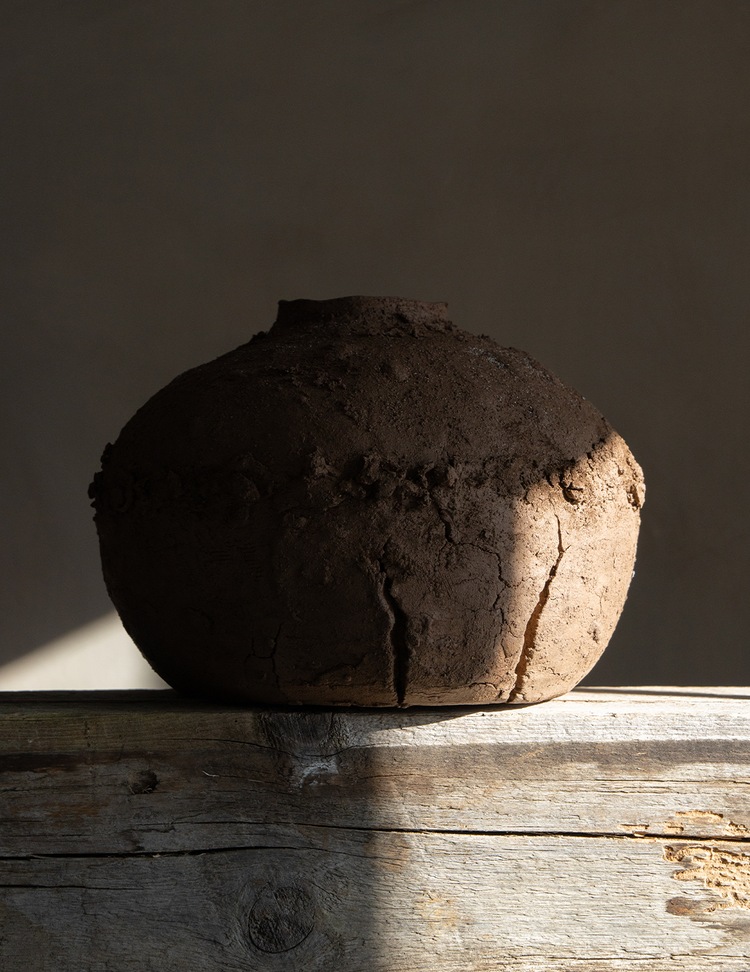 Cracked Wabi Sabi Vase