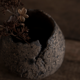 Cracked Wabi Sabi Bud Vase II